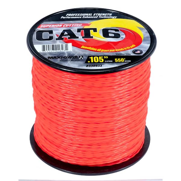 MaxPower 0.105 in. x 550 ft. CAT6 Twisted Trimmer Line