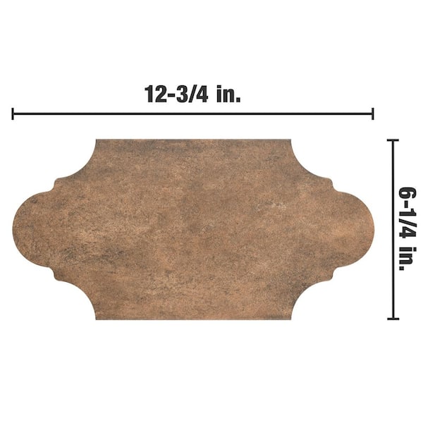 Merola Tile Rustic Cotto 13 in. x 13 in. Porcelain Floor and Wall Take Home  Tile Sample S1FGFRUSCO - The Home Depot