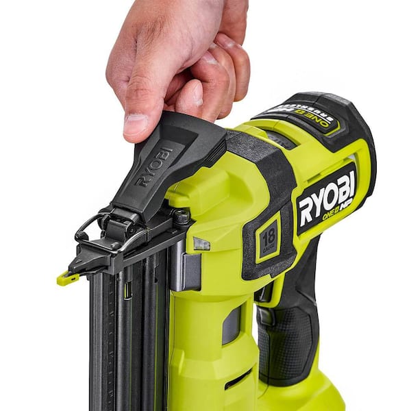 RYOBI ONE+ HP 18V 18-Gauge Brushless Cordless AirStrike Brad 