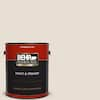 BEHR PREMIUM PLUS 1 gal. #PPU7-11 Cotton Knit Flat Low Odor Interior Paint  & Primer 105001 - The Home Depot