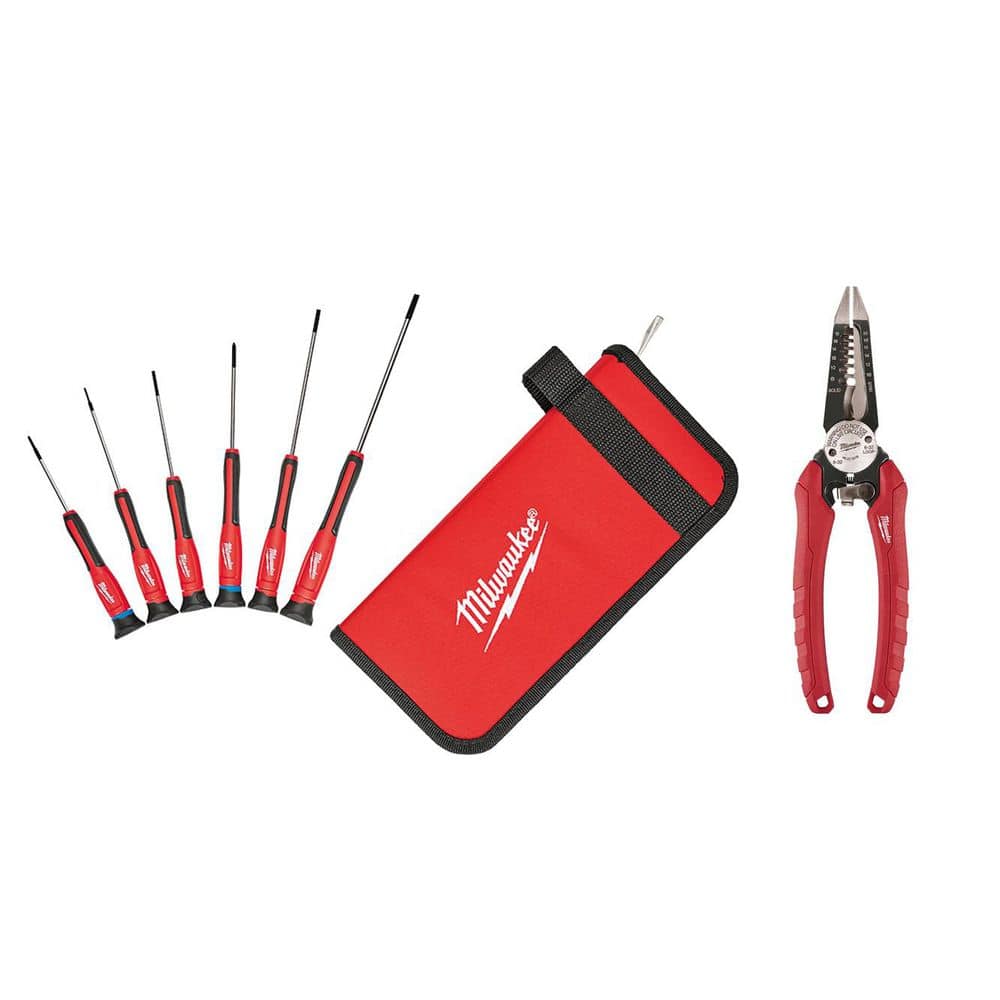 6PC Precision Screwdriver Set w/ Case and Comfort Grip 6in1 Pliers price history on PriceWatchPro