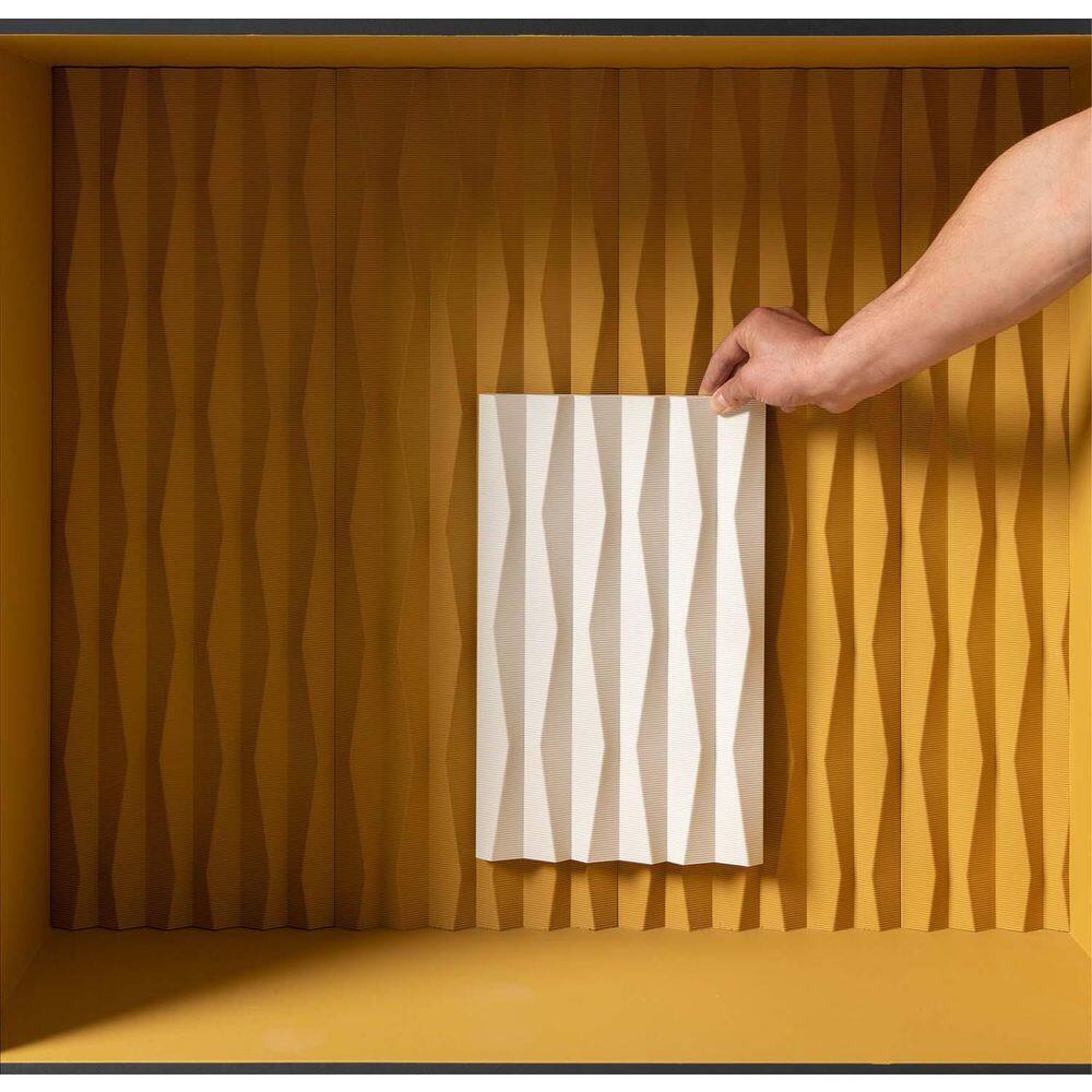 Primed White 3D Textured Polyurethane Wall Panel Moulding