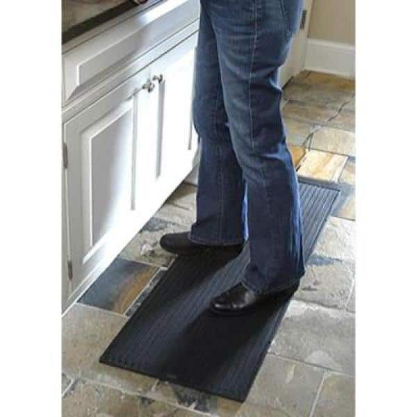 Cozy Black 16" x 36" Electric Heated Rubber Floor Mat