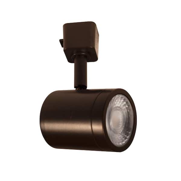 WAC LIMITED Charge Dark Bronze 3000K Integrated LED Halo Style LED Linear Track Line Voltage Round Back Head (1-Pack)