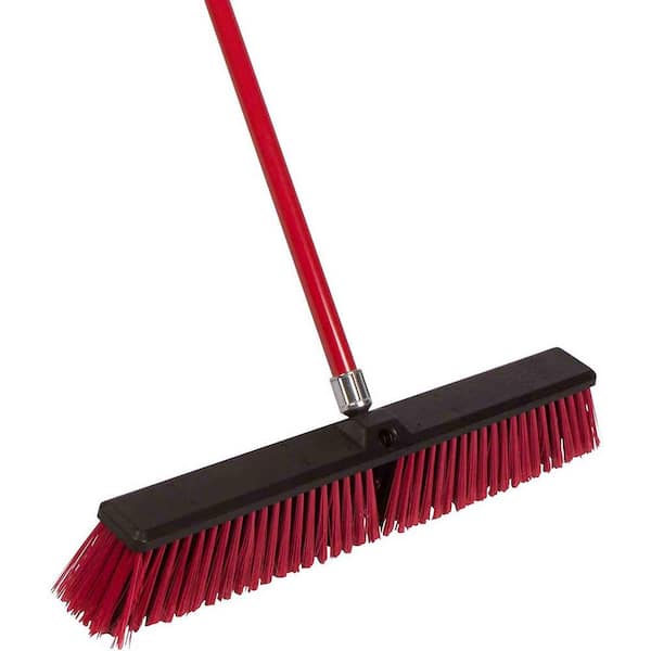 Unbranded 24 in. Multi-Surface Angle Broom with Alloy Handle