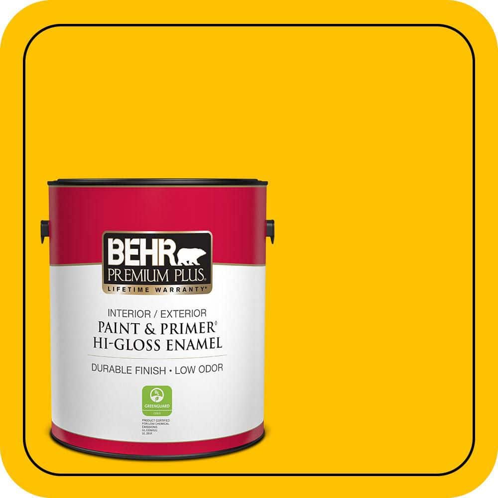 1 gal. #360B-7 Center Stage Hi-Gloss Enamel Interior/Exterior Paint & Primer price history on PriceWatchPro