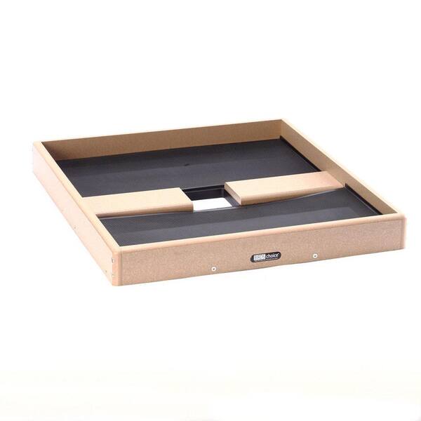 BIRDS choice Recycled 4x4 Post-Mount Seed Catcher Platform