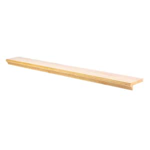 0.75 in. x 5.25 in. x 48 in. Prefinished Natural Maple Wood Retread Stair Nosing