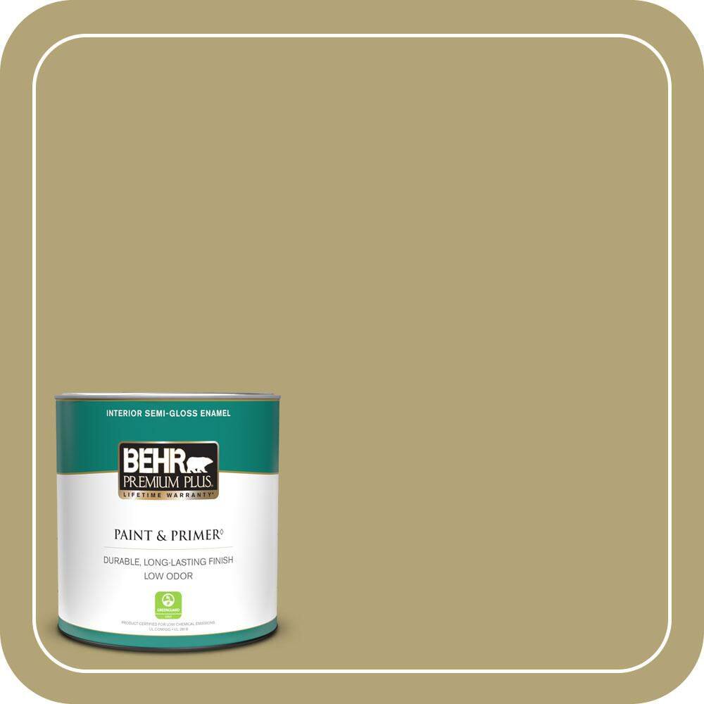 1 qt. #PMD-101 Green Fig Semi-Gloss Enamel Low Odor Interior Paint & Primer price history on PriceWatchPro