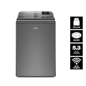 5.3 cu. ft. Smart Capable Metallic Slate Top Load Washing Machine with Extra Power, ENERGY STAR