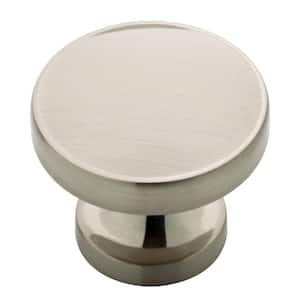 Liberty Phoebe 1-5/16 in. (34 mm) Satin Nickel Cabinet Knob (12-Pack)