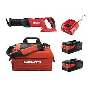 36-Volt SR 30A Lithium-Ion Cordless Reciprocating Saw Kit with Two 36/5.2 Ah Batteries, Charger and Bag