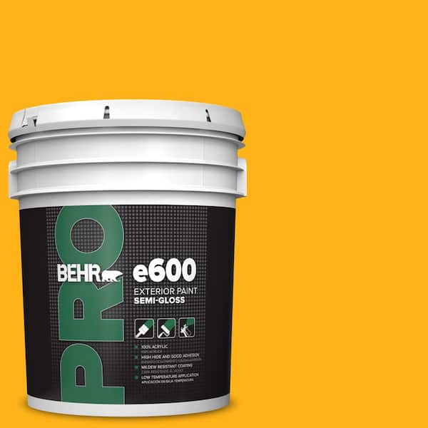 BEHR PRO 5 gal. #S-G-340 Sun Ray Semi-Gloss Exterior Paint