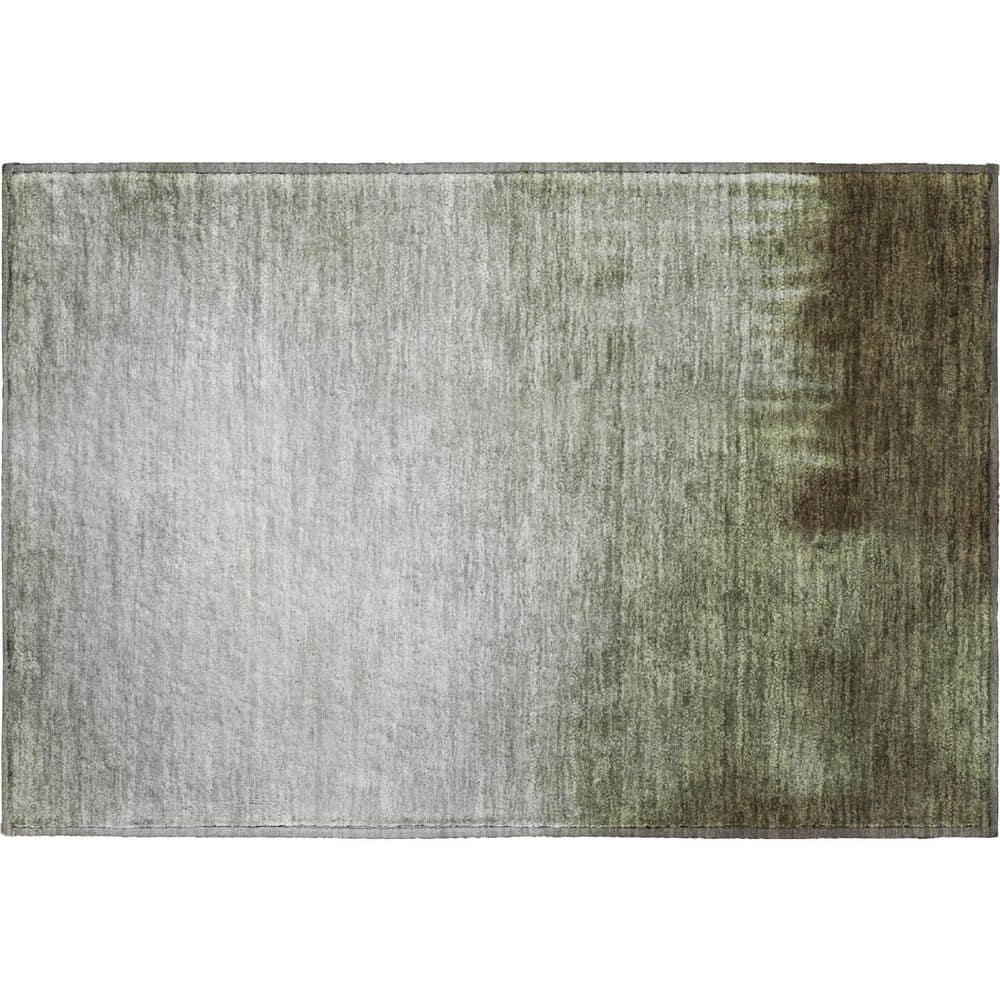 Mayfield Premium Machine Washable Abstract AMF2420 Celery 2 ft. x 3 ft. Accent Rug price history on PriceWatchPro