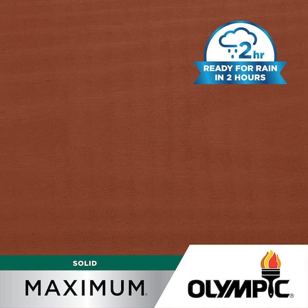 Olympic Maximum 5 gal. SC-1011 California Rustic Solid Color Exterior Stain and Sealer in One