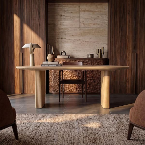 Round Writing Table Round - Desks - The Home Depot
