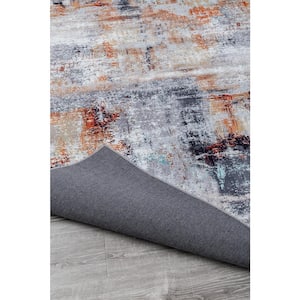 Omnia Multi-Colored 7 ft. x 9 ft. Abstract Area Rug