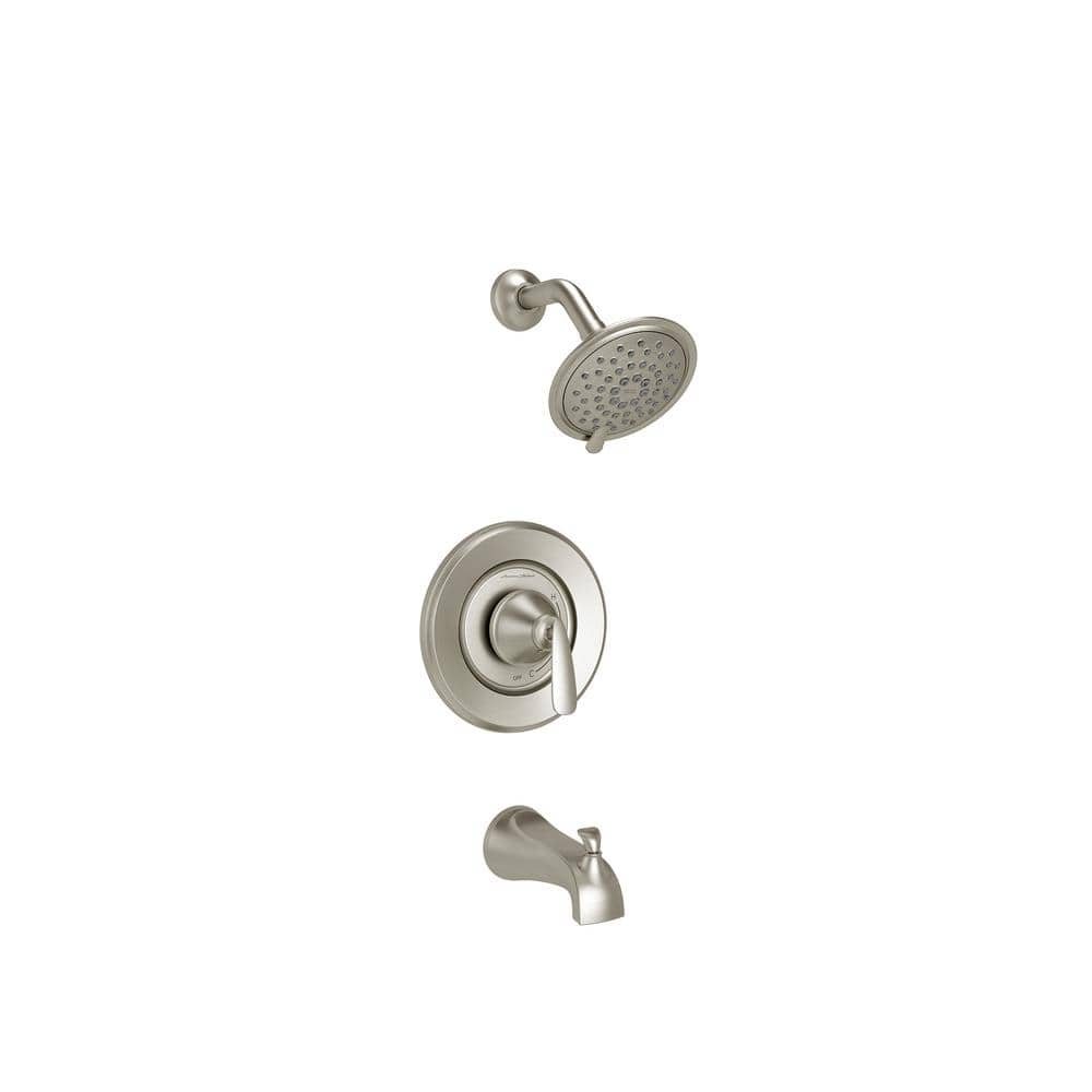 Somerville Single-Handle 3-Spray Shower Faucet in Brushed Nickel (Valve Inc