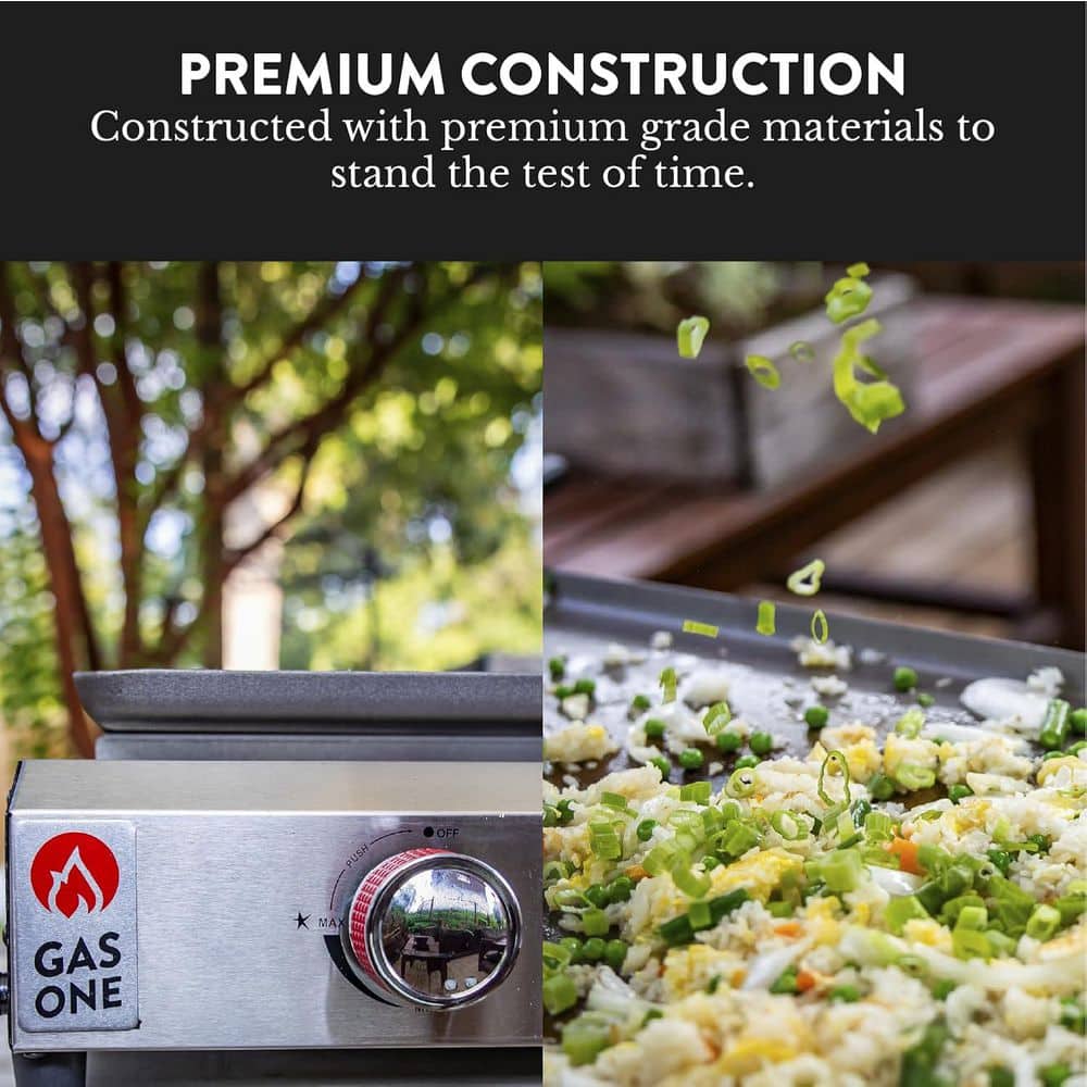 Stainless Steel 3-Burner Propane Portable Tabletop Grill