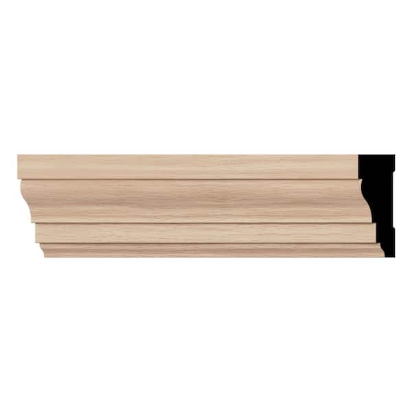 Ekena Millwork WM366 0.69 in. D x 2.25 in. W x 96 in. L Wood (Red Oak) Colonial Casing Moulding