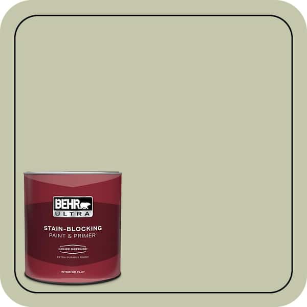 BEHR ULTRA 1 qt. #MQ6-50 Desert Hotsprings Extra Durable Flat Interior Paint & Primer