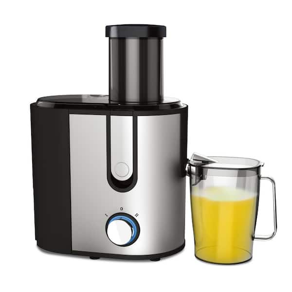 800W Centrifugal Juicer, Stainless Steel, 3 in. Chute, Dual Speed w/LED, 1.8L Pulp Bin, Anti-Drip Spout,BPA-Free Pitcher