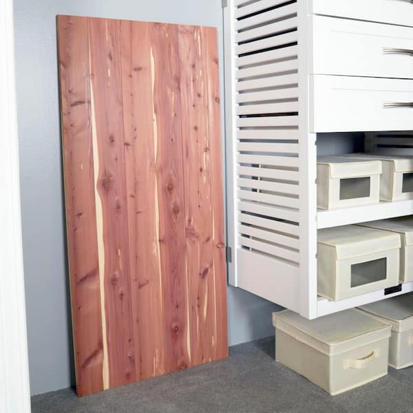 Household Essentials 25012-1 Cedarline Collection Cedar Wood Panels for  Closet Storage | 10 Piece Value Pack