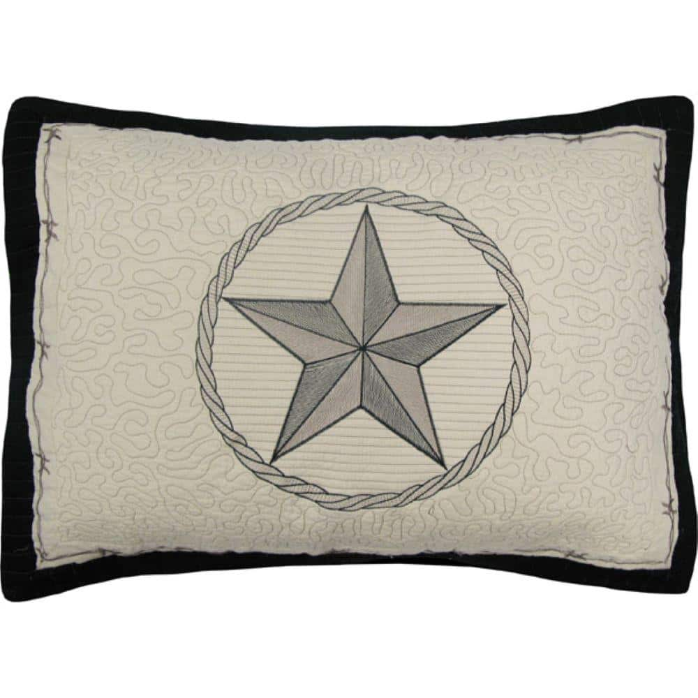 UPC 754069938025 product image for Texas Pride Beige Cotton Standard Sham | upcitemdb.com