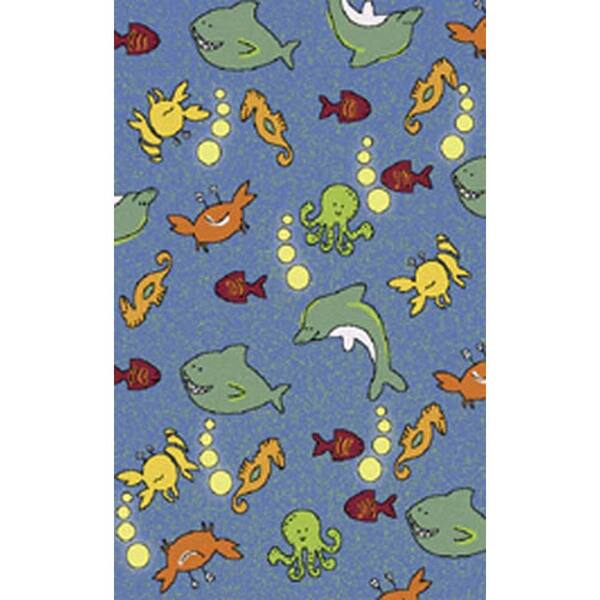 Fun Rugs Night Flash Collection Multi Colored 3 ft. x 5 ft. Area Rug