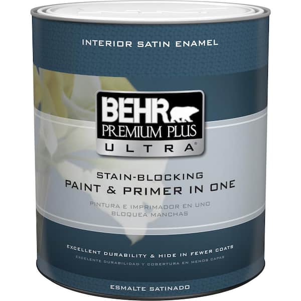 BEHR ULTRA 1 qt. Deep Base Satin Enamel Interior Paint