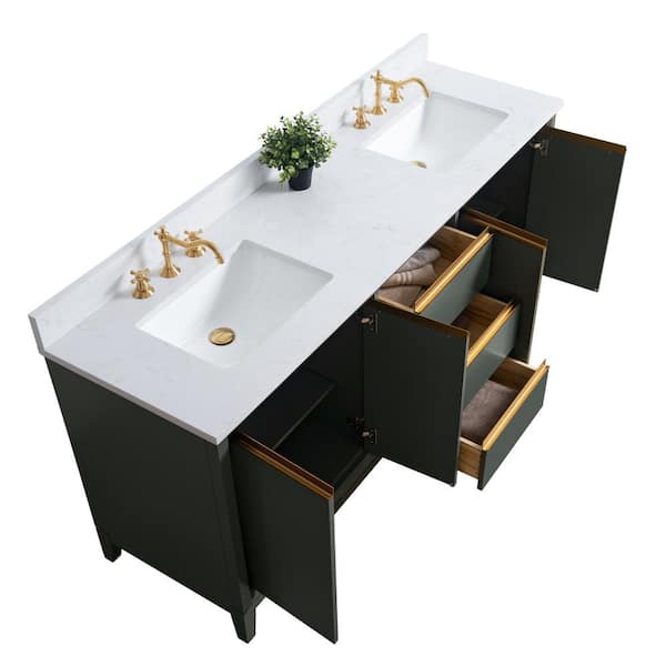 yuページ Amazon.com: 72 Inch Soft Close Doors Bathroom Vanity with