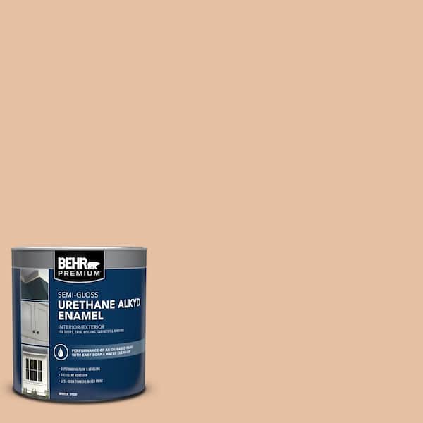 1 qt. #BIC-01 Fabulous Fawn Semi-Gloss Enamel Urethane Alkyd Interior/Exterior Paint