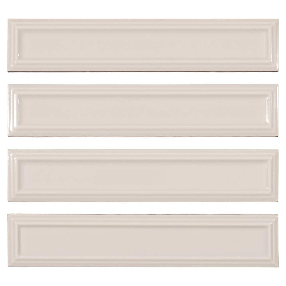 Concerto-Posmer Larinet 2 in. x 10 in. Glossy Ceramic Subway Wall Tile (8.2