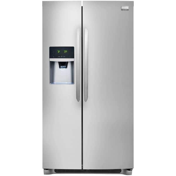 Frigidaire 25.6 cu. ft. Side by Side Refrigerator in Stainless Steel, ENERGY STAR