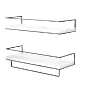 6 in. x 16 in. x 2 in. Floating Shelves for Wall Set of 2