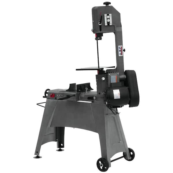 Jet 1/2 HP in. x in. Metalworking Horizontal and Vertical Band Saw with  Open Stand, 3-Speed, 115/230-Volt, HVBS-56M 414458 The Home Depot