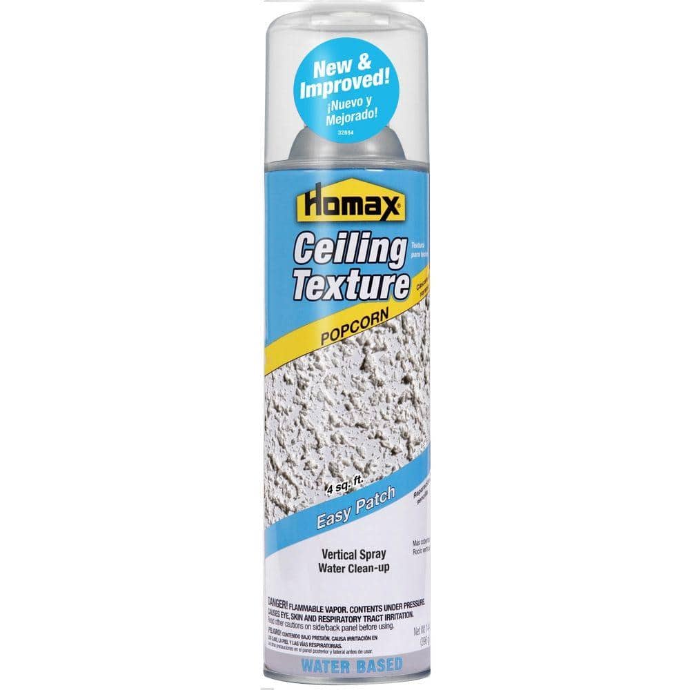 Homax 14 Oz Ceiling Popcorn Easy Patch, Ceiling Texture Spray Can