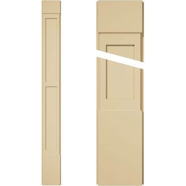 Ekena Millwork 2 in. D x 10 in. W x 96 in. L Primed Polyurethane Pilaster (1- Pack)