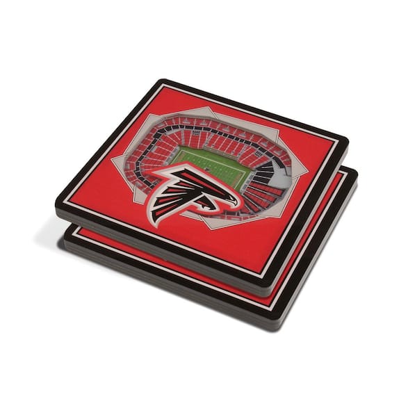 YouTheFan NFL Atlanta Falcons 3D StadiumViews Coasters