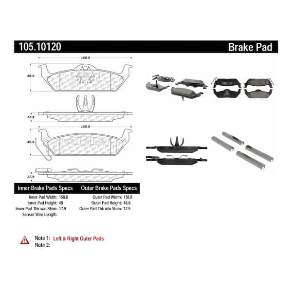 Centric Parts Disc Brake Pad Set