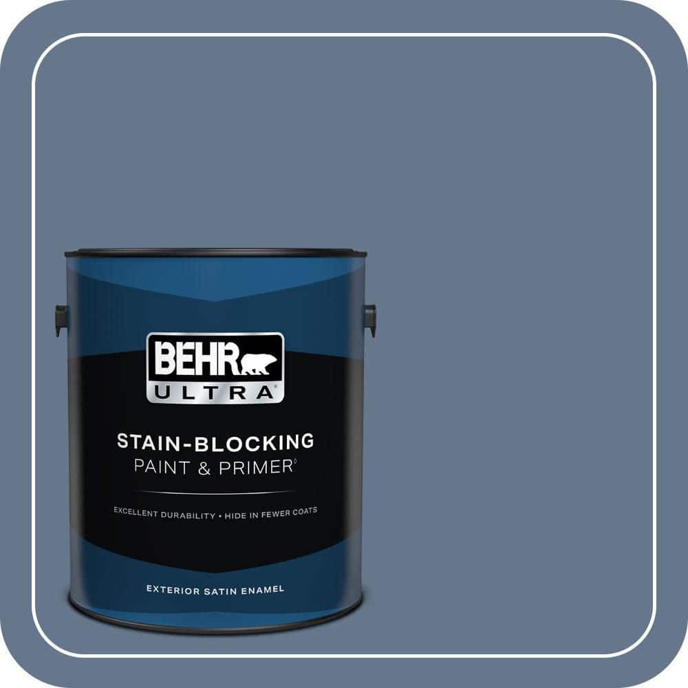 1 gal. #ECC-57-3 Always Indigo Satin Enamel Exterior Paint & Primer price history on PriceWatchPro
