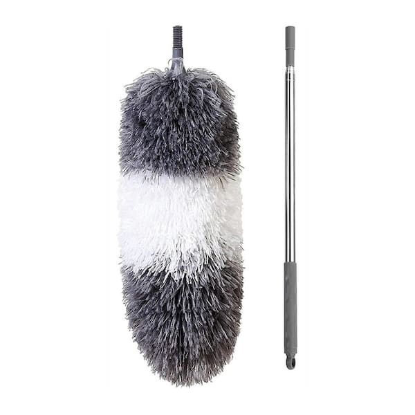 Microfiber Duster 30 to 100 in. Extendable Bendable Head for Ceiling Fan Furniture Detachable Washable