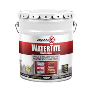 5 Gal. WaterTite Mold and Mildew-Proof White Oil Based Waterproofing Paint