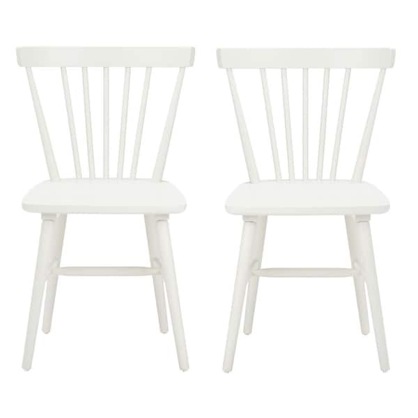 SAFAVIEH Winona Off White Spindle Back Dining Chair (Set of 2)