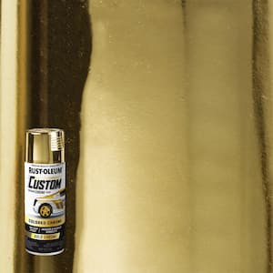 10 oz. Gloss Gold Custom Chrome Spray Paint (Case of 6)