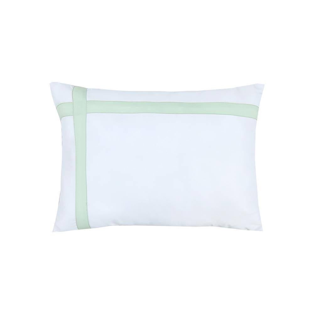 Wildflower Embroidered White Full Microfiber 7-Piece Comforter Set