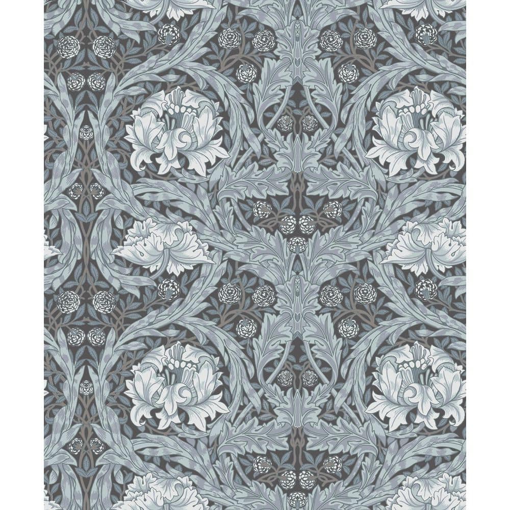 African Marigold Dark Blue Floral Wallpaper Sample price history on PriceWatchPro