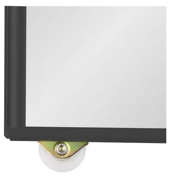 Contractors Wardrobe 71 in. x 80 1/2 in. Brittany Matte Black