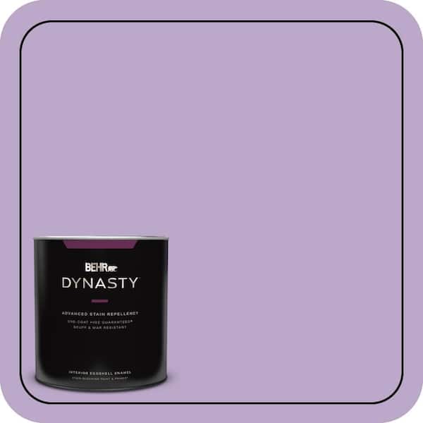 BEHR DYNASTY 1 qt. #M570-4 Cyber Grape Eggshell Enamel Interior Stain-Blocking Paint and Primer