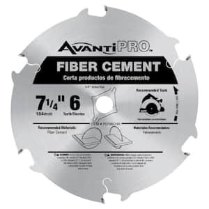 7-1/4 in. x 6-Tooth Fiber Cement Cutting Saw Blade